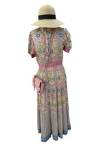 CK Bradley Size M gray and pink Dress