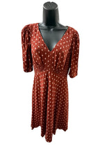 REBECCA TAYLOR Size 0 BURNT RED Dress