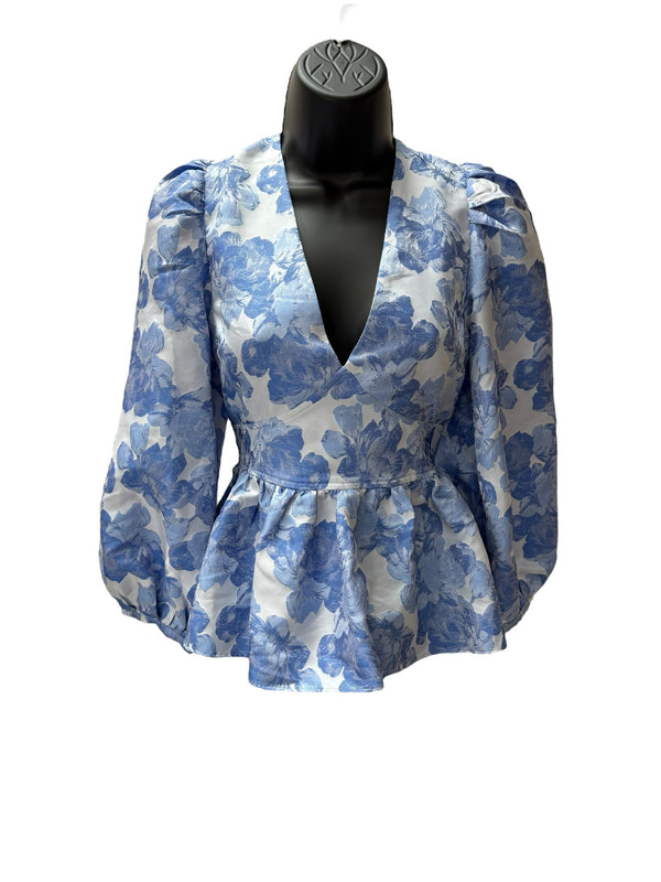Hyacinth House Size XS blue&white TOPS