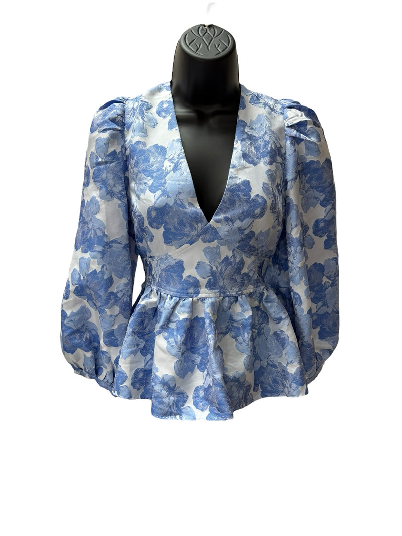 Hyacinth House Size XS blue&white TOPS
