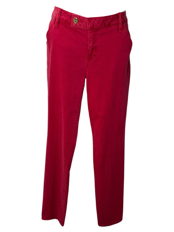 TORY BURCH Size 29 Red Pants
