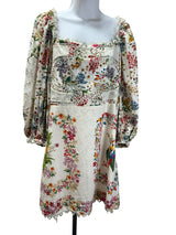 Farm Rio Size M CREAM MULTI Dress