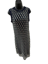 TORY BURCH Size 6 blue and cream Dress