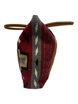 two bar west black and red Handbag