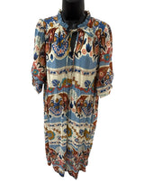 umgee Size M BLUE AND RED Dress