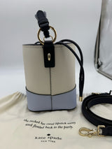 KATE SPADE beige/periwinkle Handbag