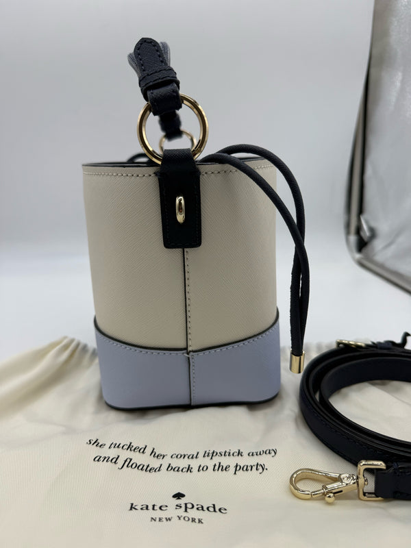 KATE SPADE beige/periwinkle Handbag