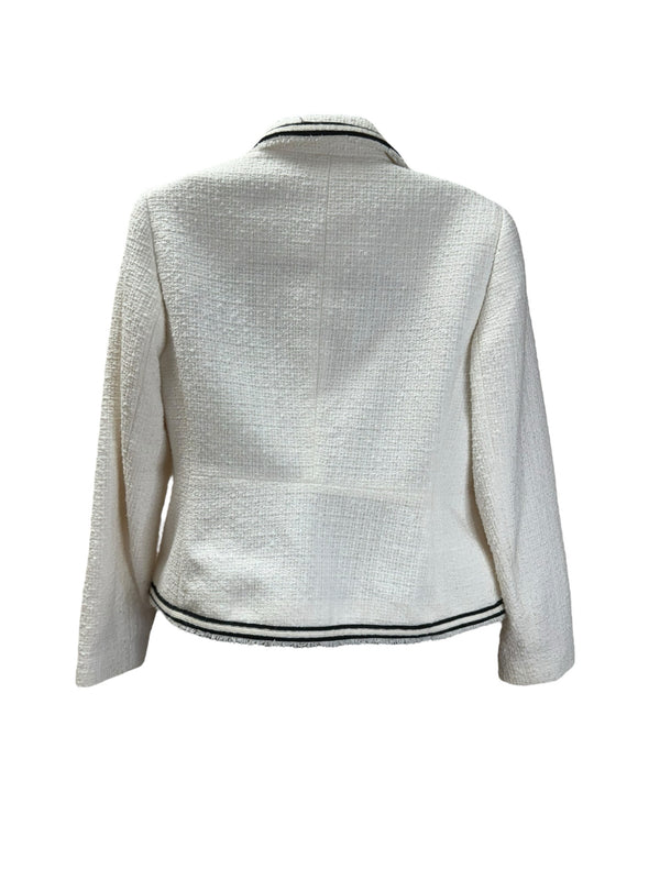 talbots Size 8P white and black Jacket