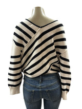 WE THE FREE Size M Cream and Black Sweater