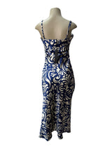 HOUSE OF HARLOW Size XS blue and cream Dress