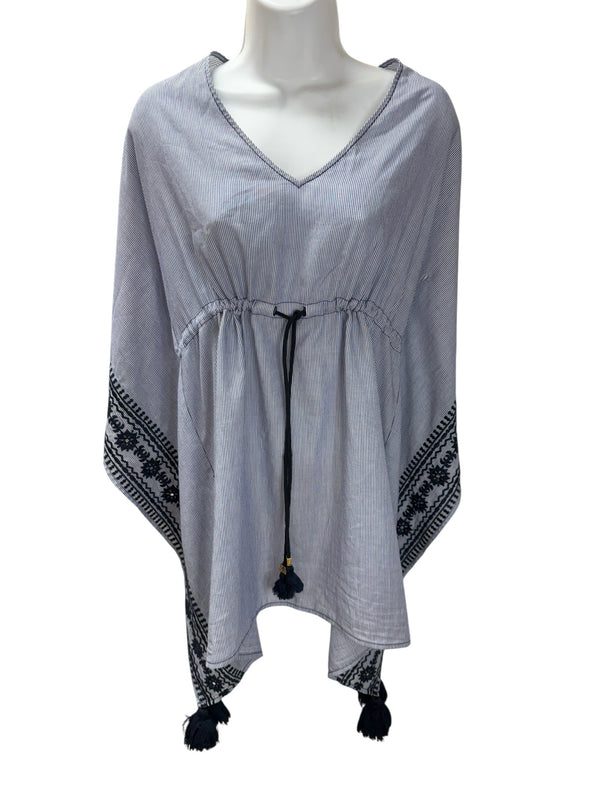 TORY BURCH Size OS blue/white TOPS
