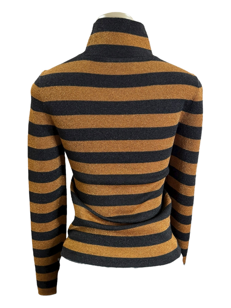 ALICE AND OLIVIA Size S black and gold TOPS