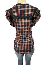 Veronica Beard Size 2 Navy and Red TOPS