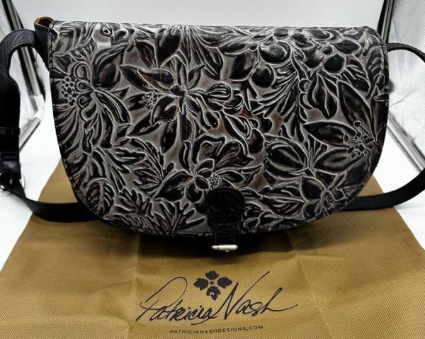 PATRICIA NASH black/grey Handbag