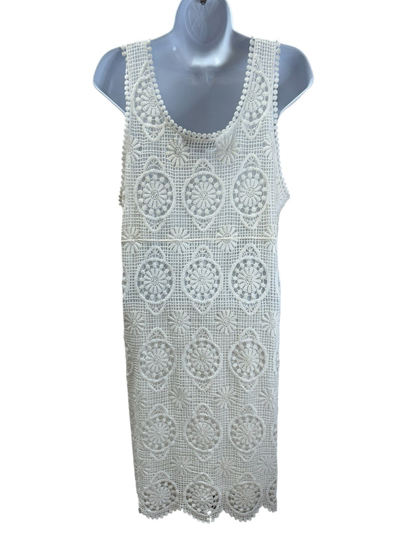 karen kane Size XL White Dress
