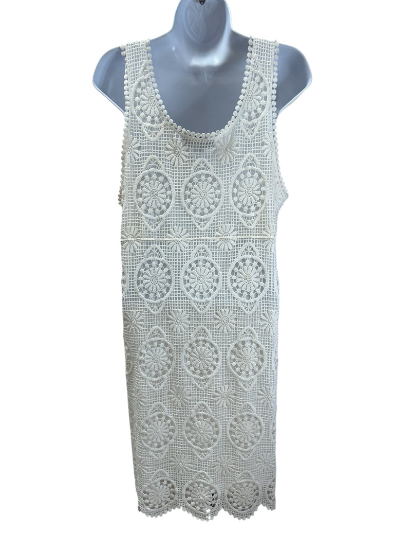 karen kane Size XL White Dress