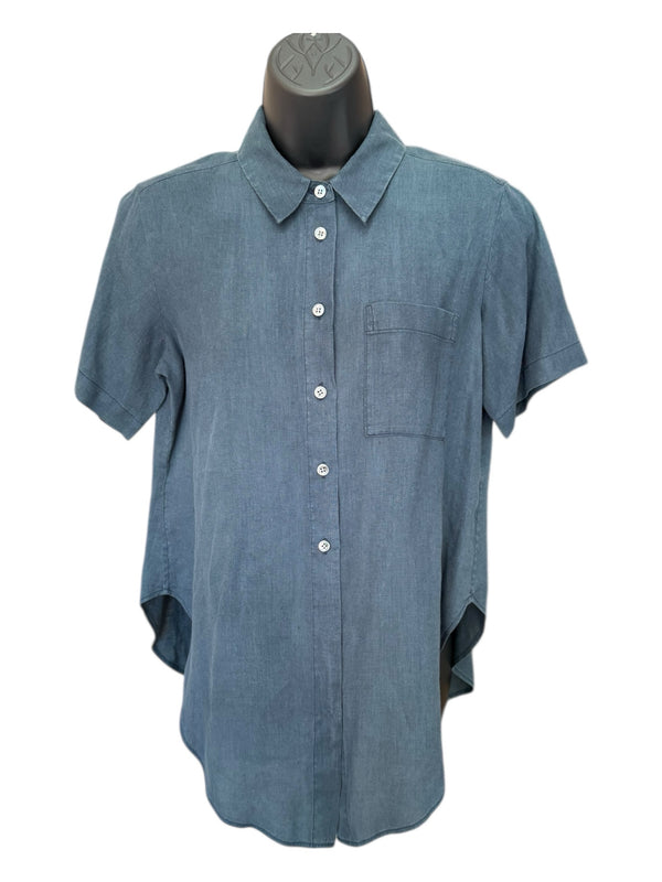 theory Size S Blue TOPS