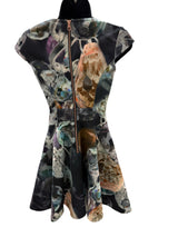 TED BAKER Size 0 green and black Dress