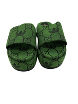 GUCCI 7 green and black SHOES