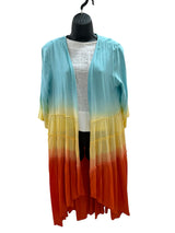 SOFT SURROUNDINGS Size PM blue and orange Duster