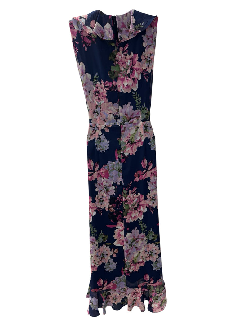 london times Size 12 navy and pink Dress