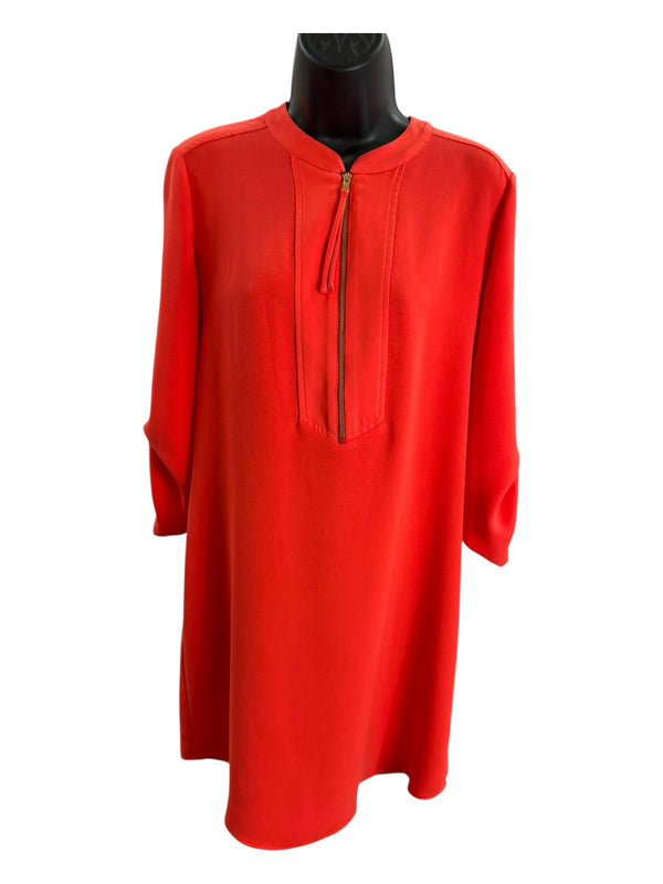 TRINA TURK Size S Neon Orange Dress