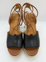 Coach 9 tan and black SHOES