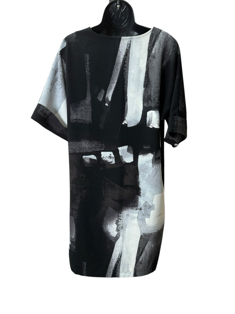 NATORI Size S black/grey Dress