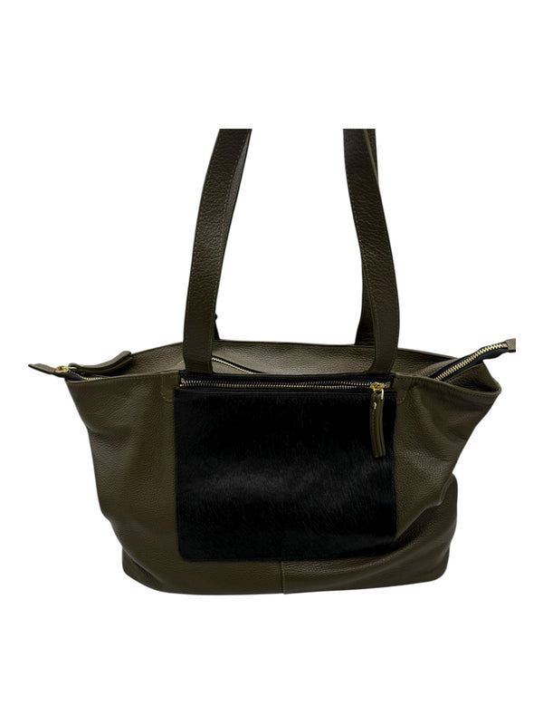 LATICO green and black Handbag