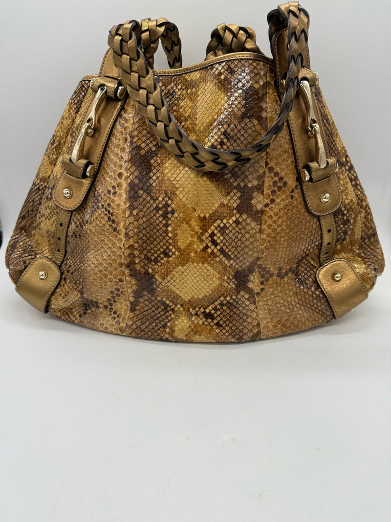GUCCI pythyon Handbag