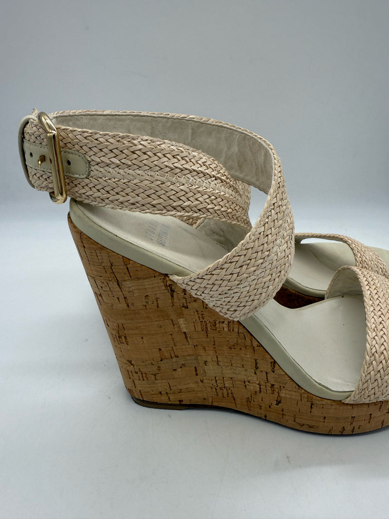 STUART WEITZMAN 10.5 Cream SHOES