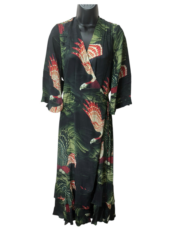 all saints Size M BLACK & GREEN Kimono