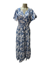 Maeve Size L blue and white Dress