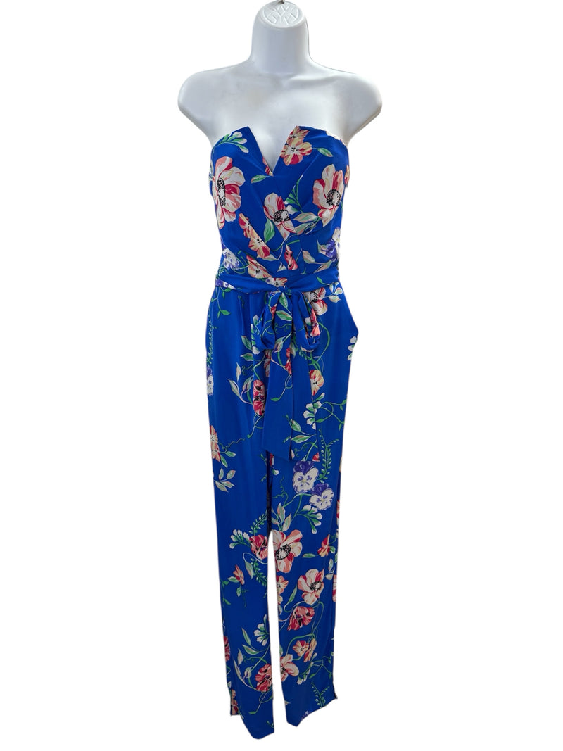 yumi kim Size S blue floral jumpsuit