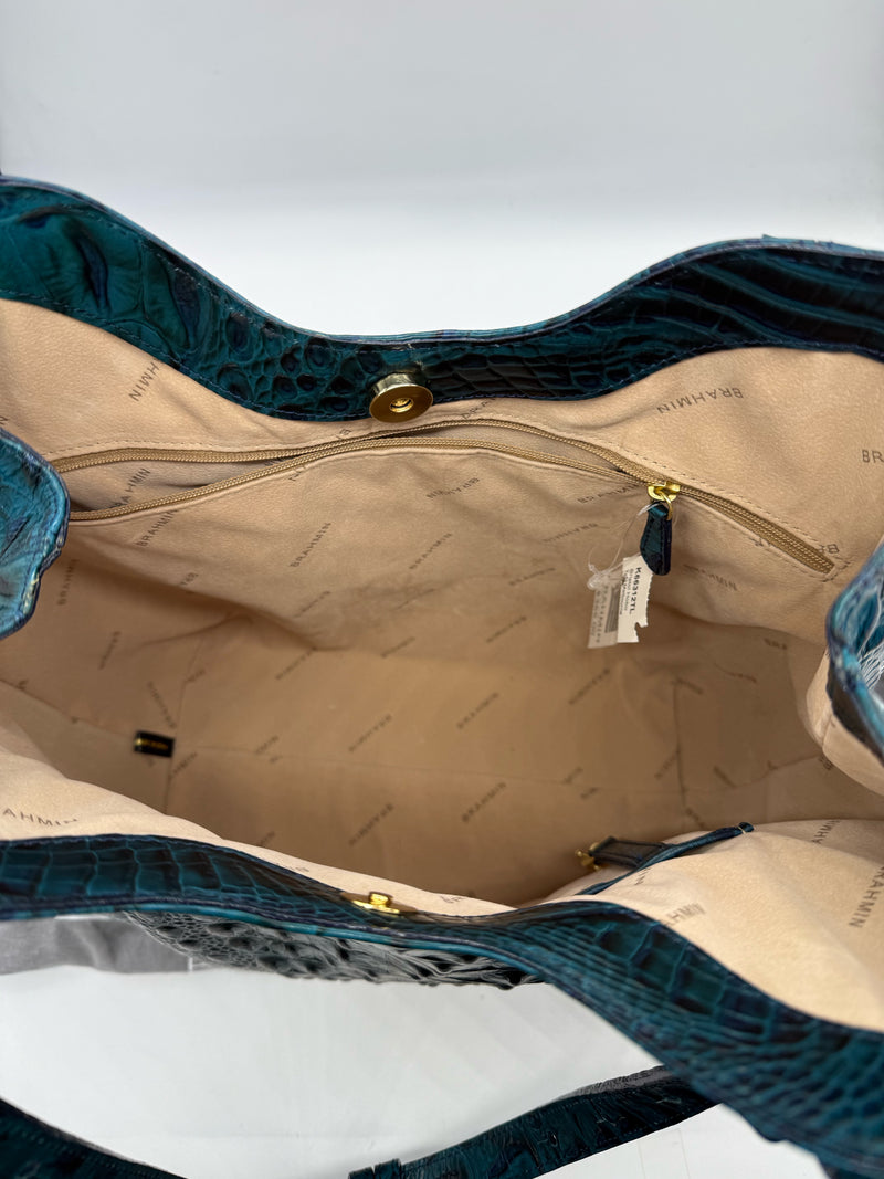 BRAHMIN Teal Handbag