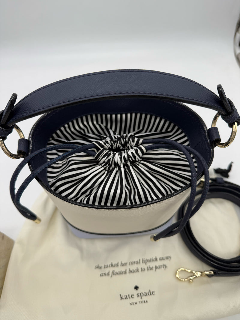 KATE SPADE beige/periwinkle Handbag