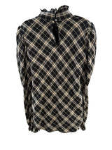 Veronica Beard Size 6 Black Shirt