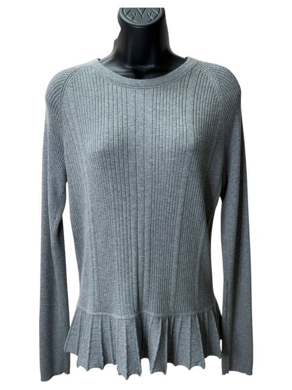 TORY BURCH Size L grey Sweater