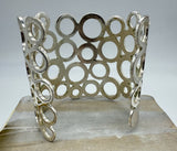 Rustic Cuff Silver bracelet