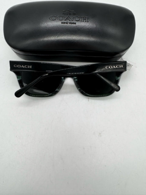 Coach Black/emerald Sunglasses