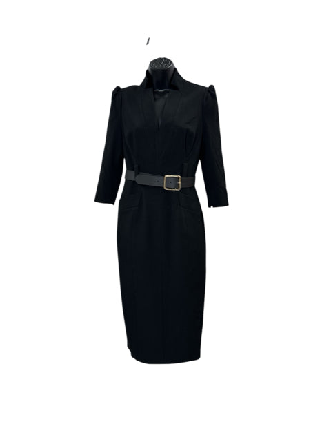 KAREN MILLEN Size 6 Black Dress