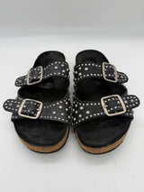 Hartford 6.5 black and silver SHOES