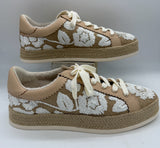 DOLCE VITA 10.5 tan and white SHOES