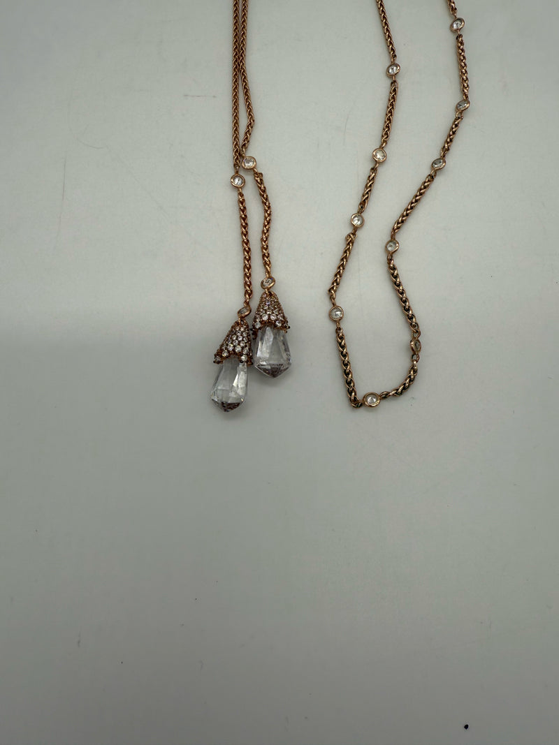 Kendra Scott rose gold Necklace