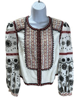 Veronica Beard Size S red and white Jacket