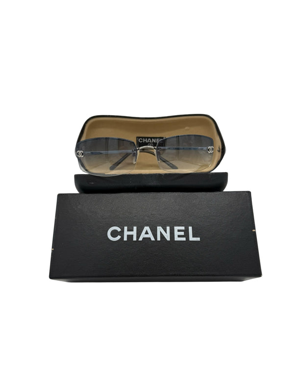 chanel Blue Sunglasses