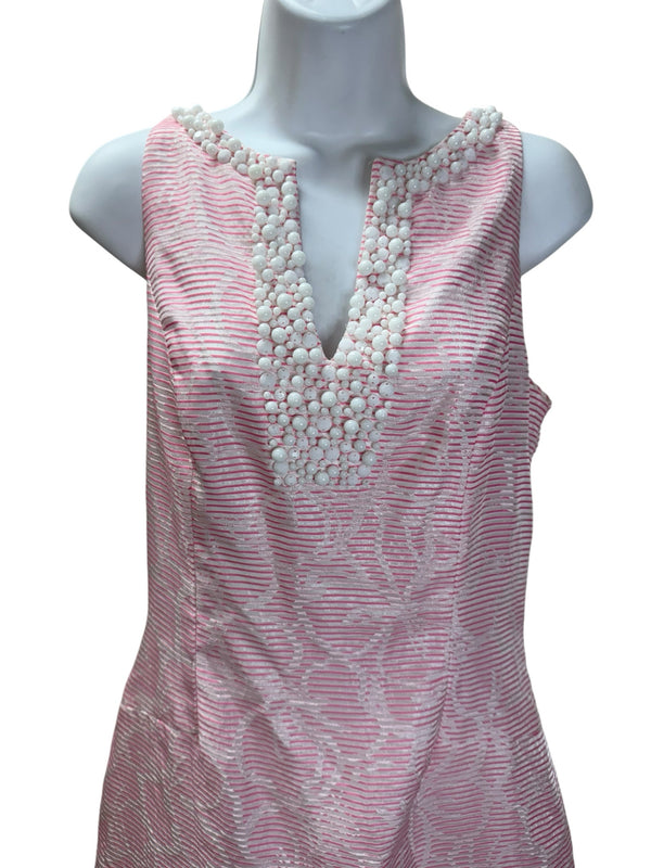 Lilly Pulitzer Size 4 pink and white Dress