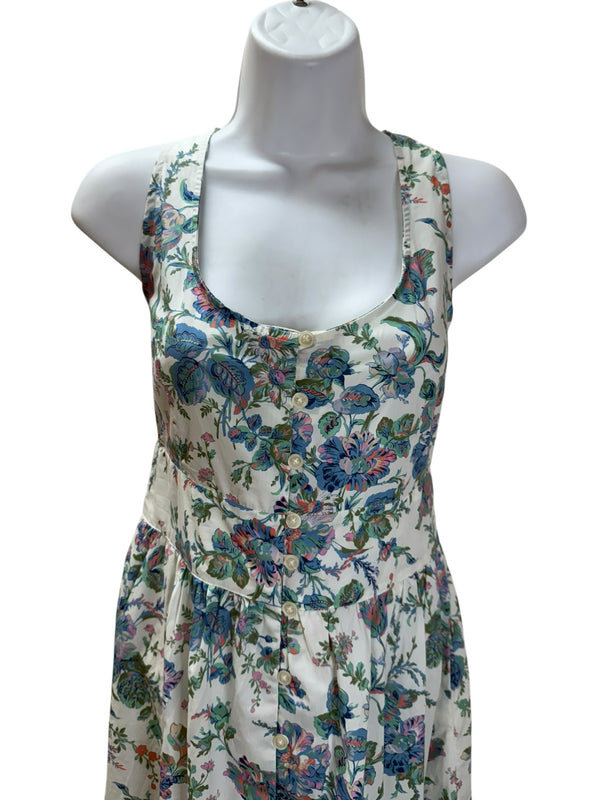 j crew Size 6 blue and white Dress