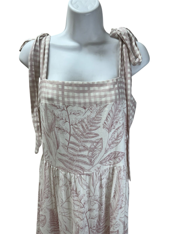 aura Size XL pink and white Dress