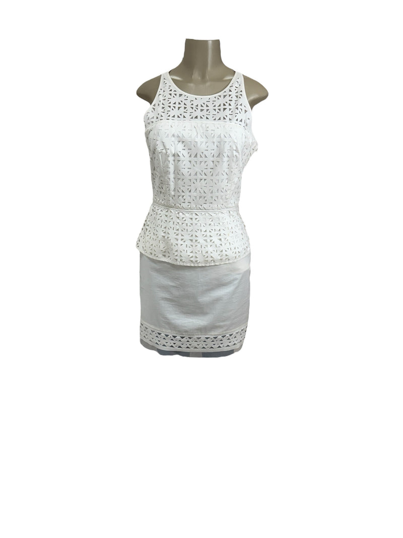 MILLY Size 10 Ivory Dress